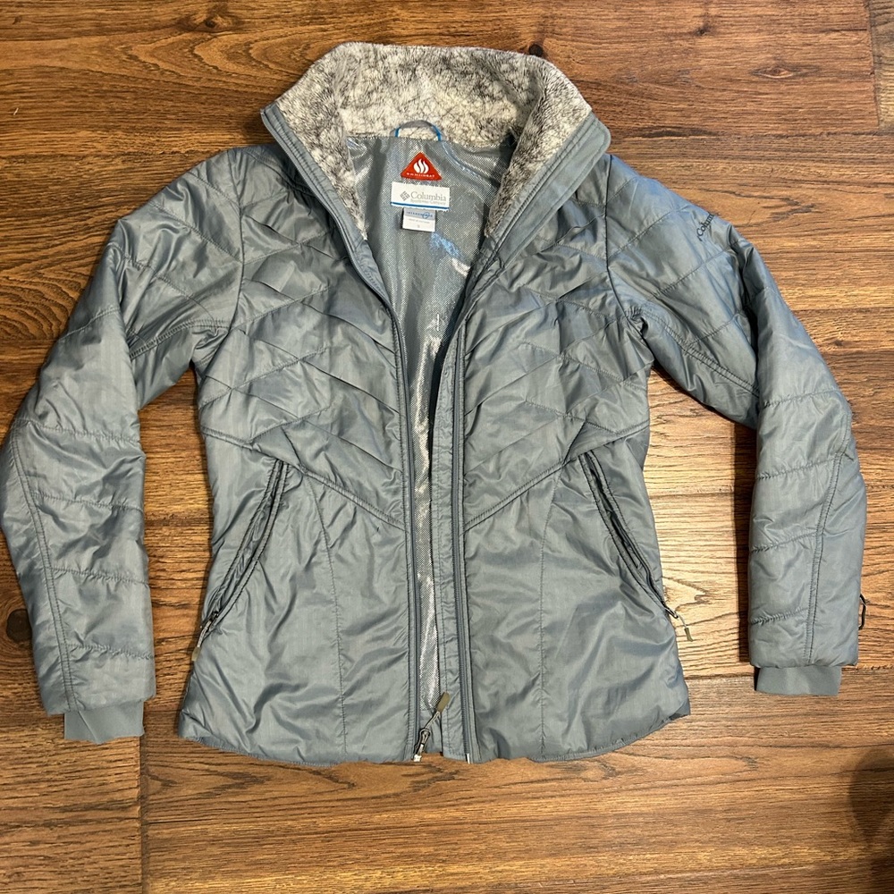 Small - Columbia - Silver Winter Jacket